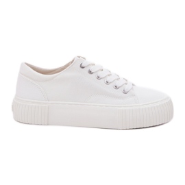 Women's Material Sneakers Big Star RR274405 White hvid