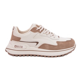 Kvinders sneakers Big Star RR274A216 Hi-Polish Beige System