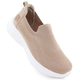 Kvinders sportssko gled beige Vinceza 17367