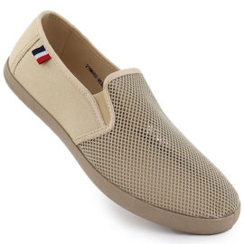 News Mænds openwork sneakers glider -i beige nyheder 3636