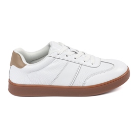 Ruskind hvide sneakers Sergio Leone