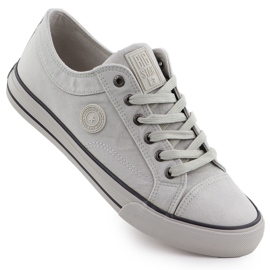 Big Star Mænds tekstil sneakers grå storstjerne RR174341