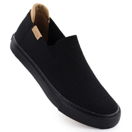 Big Star Tekstil sneakers glider på den sorte store stjerne RR274716