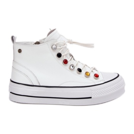 GOE Gee RR2N4102 Kvinder Leve Women Leve Sneakers hvid