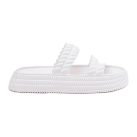 S.Barski Lys skum flip flops på platformen S. barski zk51-001 hvid