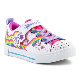 Skechers Twinkle Toes S Lights Twinkle Sparks Jumpin Clouds sko 314809L-WMLT hvid