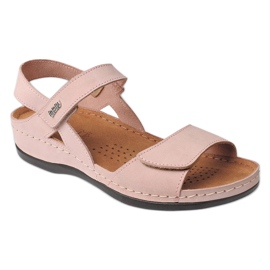Befado Inblu kvinders læder sandaler 158d002 pink lyserød