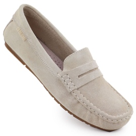 Big Star Kvinders store stjerne RR274947 Kvinders moccasins beige