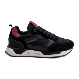 Herre sneakers Memory Foam System Big Star NN174350 Sort
