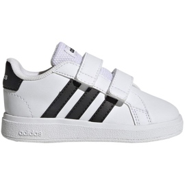 Adidas Grand Court CF JR GW6527 Sko hvid