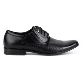 Olivier Herre elegante lædersko 302T3 sort