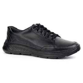 Olivier 928ma Black Men's Leather Shoes Casual sort
