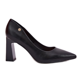 Elegante pumper på Vinceza 62221 Black Stand sort