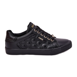 Kvinders sneakers med Eco Leather Big Star RR274323 Sort