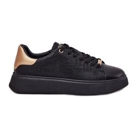 Kvinders sneakers med Eco Leather Big Star RR274257 Sort