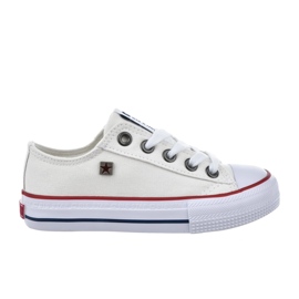 Tekstil sneakers Big Star DD374160 White hvid