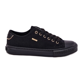 Women's Material Sneakers Big Star RR274765 Sort
