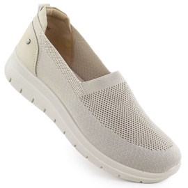 Kvinders sportssko beige Vinceza 87719