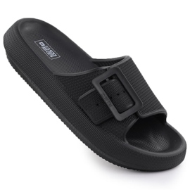 Big Star Kvinders sportsflip flops på en tyk sål sort stor stjerne RR274A571