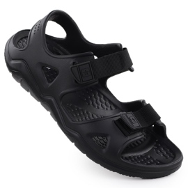Lysskum sandaler til velcro Black Big Star RR274A512 sort