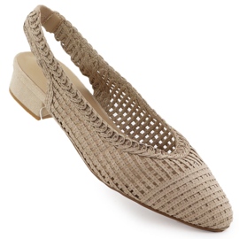 Women's Openwork Sandaler med beige T.Sokolski L25-334