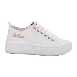 Kvinders sneakers på Lee Cooper LCW-24-44-2462L hvid platform