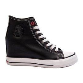 Kvinder Wedge Sneakers Cross Jeans NN2R4005 Sort