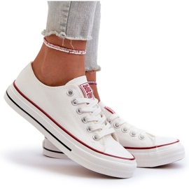 Lave sneakers til kvinder Big Star NN274274 Hvid