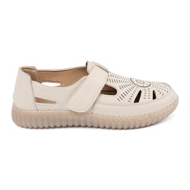 Seastar Kvinders åbne sko med beige
