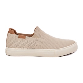 Kvinders slip-on Big Star RR274721 beige sneakers
