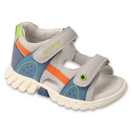 Befado Børns sandaler 170p113 læderindsats beige