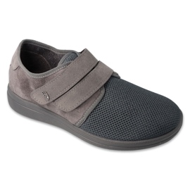 Dr.orto Befado mænds velcro -sko PU 074M001 Grå