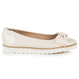 Vices Ballerina med sløjfe brun