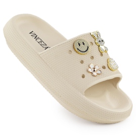 Vinceza Skumflapper til Pool Beach på platformen Beige med Vincez 76055 -dekorationer