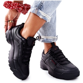 Cross Jeans Kvinders sportssko krydser jeans sort EE2R4134C
