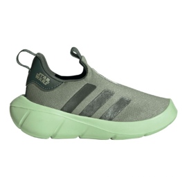 Adidas monofit mandalorian og Ji0502 grønne børns sportssko