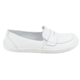 Olivier Barfodet kvinders minimalistiske sommer 1280 læder loafers hvid
