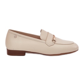 Kvinders lædersko Maciejka K6809-04 Beige