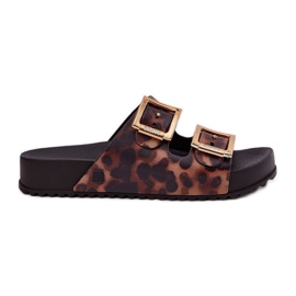 Zaxy Duftende kvinder flip flops med spænde Pokter RR285059 brun
