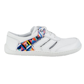 Barefoot sneakers Women's Leather Minimalist Layla Olivier White hvid