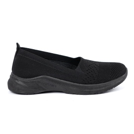 Shelvt Sorte slip-on sportssko