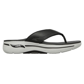 Japanske Skechers går Walk Arch Fit San 229022-BKGY sort