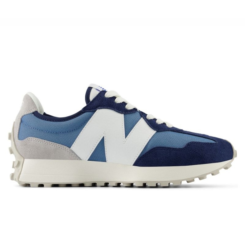 Mænds sportssko New Balance NB 327 Blue Suede Sneakers (U327CJ) blå