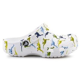 Børns træsko Crocs Classic Character Print-tilstopning 209695-9DH Hvid