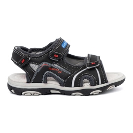 Shelvt Sorte drenge sandaler