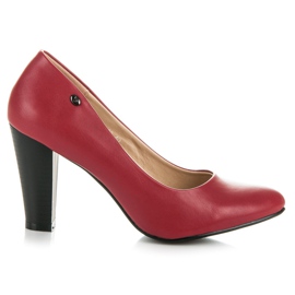 Vices New Collection Klassiske pumps på stolpen rød