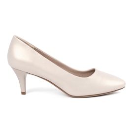Lys beige pumper Sergio Leone