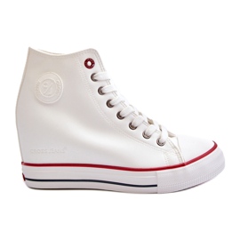 Kvinder Wedge Sneakers Cross Jeans NN2R4004 Hvid