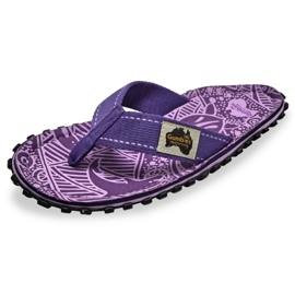 Japanese Gumbies Islander Flip-Flops Unisex Purple Signature Gu-FFISL151 lilla