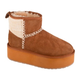 Emu Australia Stinger Knit Flatform W13143-Ches brun